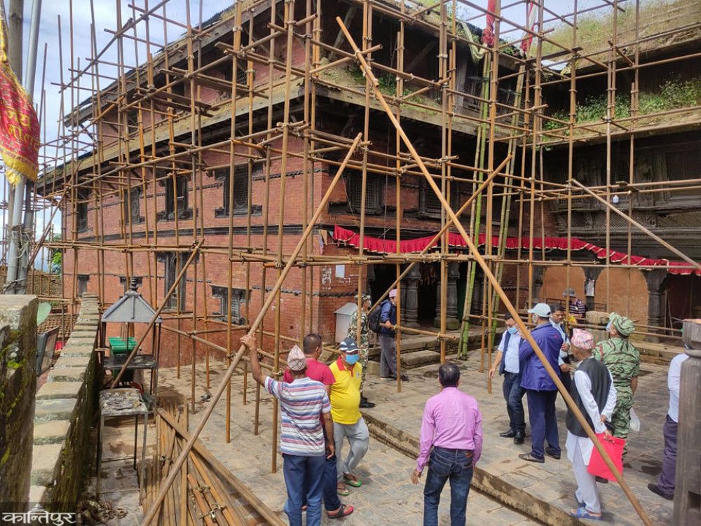 कालिका मन्दिर र रङ्ग महल पुनर्निर्माण