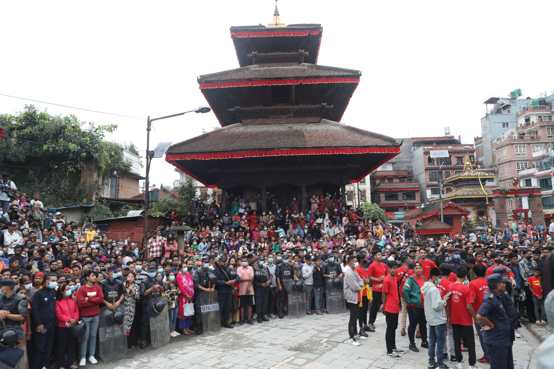 काठमाडौं उपत्यकामा  इन्द्रजात्रा सुरु (फोटो फिचर)